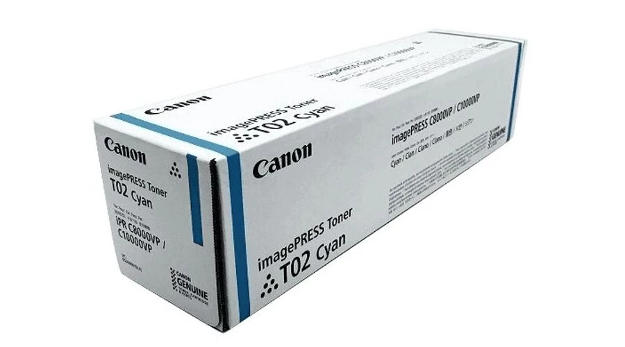 Canon T02 kék eredeti toner