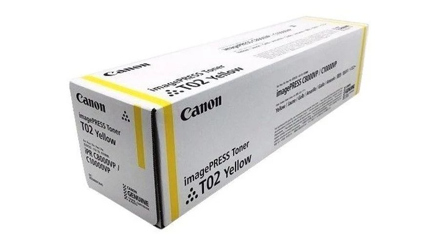 Canon T02 sárga eredeti toner