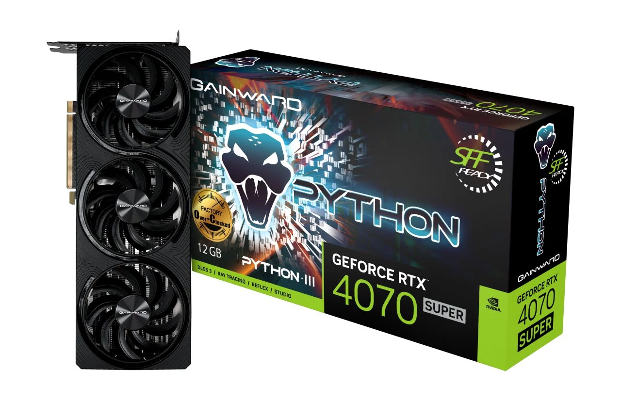 Gainward GeForce RTX4070 Super 12GB DDR6X Python III OC