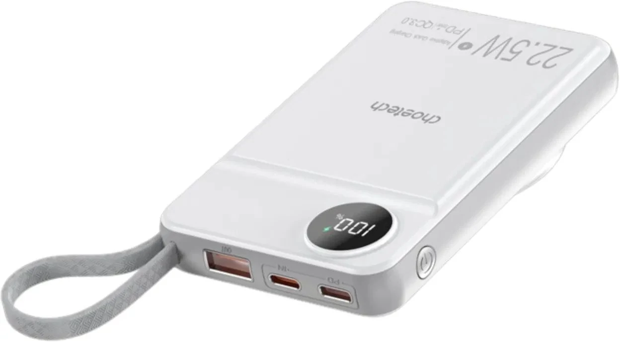 Choetech B695 10000mAh PowerBank White/Grey