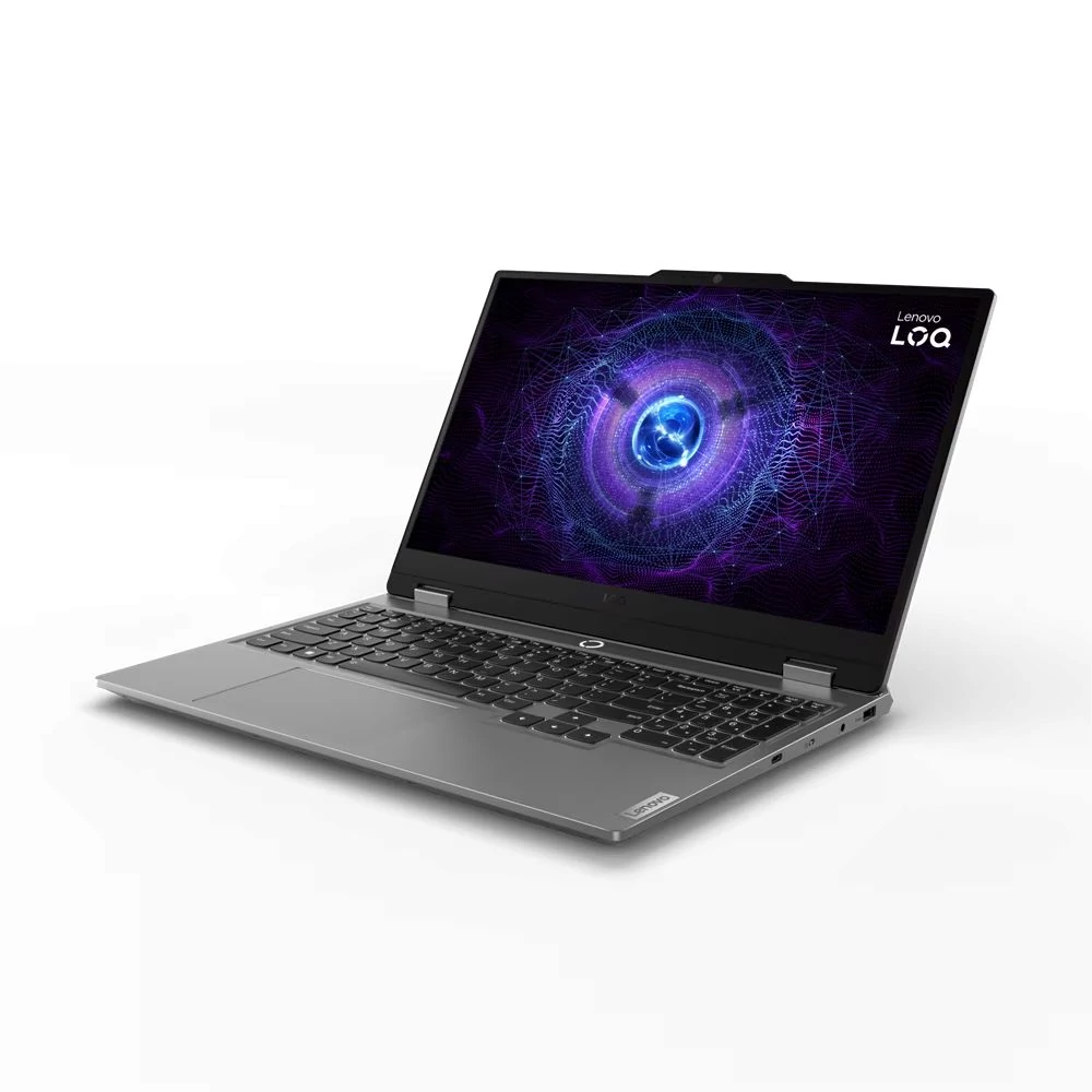 Lenovo LOQ 15IRX9 gaming notebook szürke (144Hz G-Sync; Luna Grey)