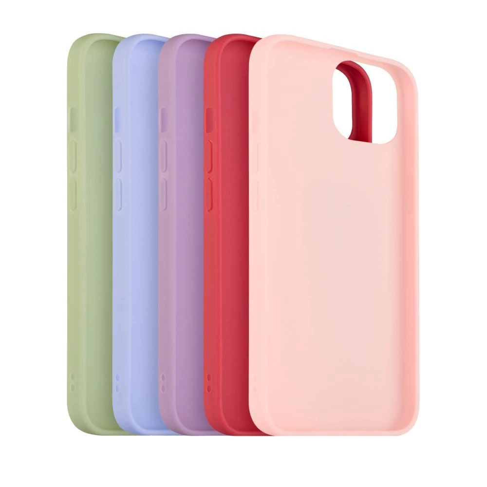 FIXED 5x set of rubberized Story covers for Apple iPhone 13 variation 2 in different colors