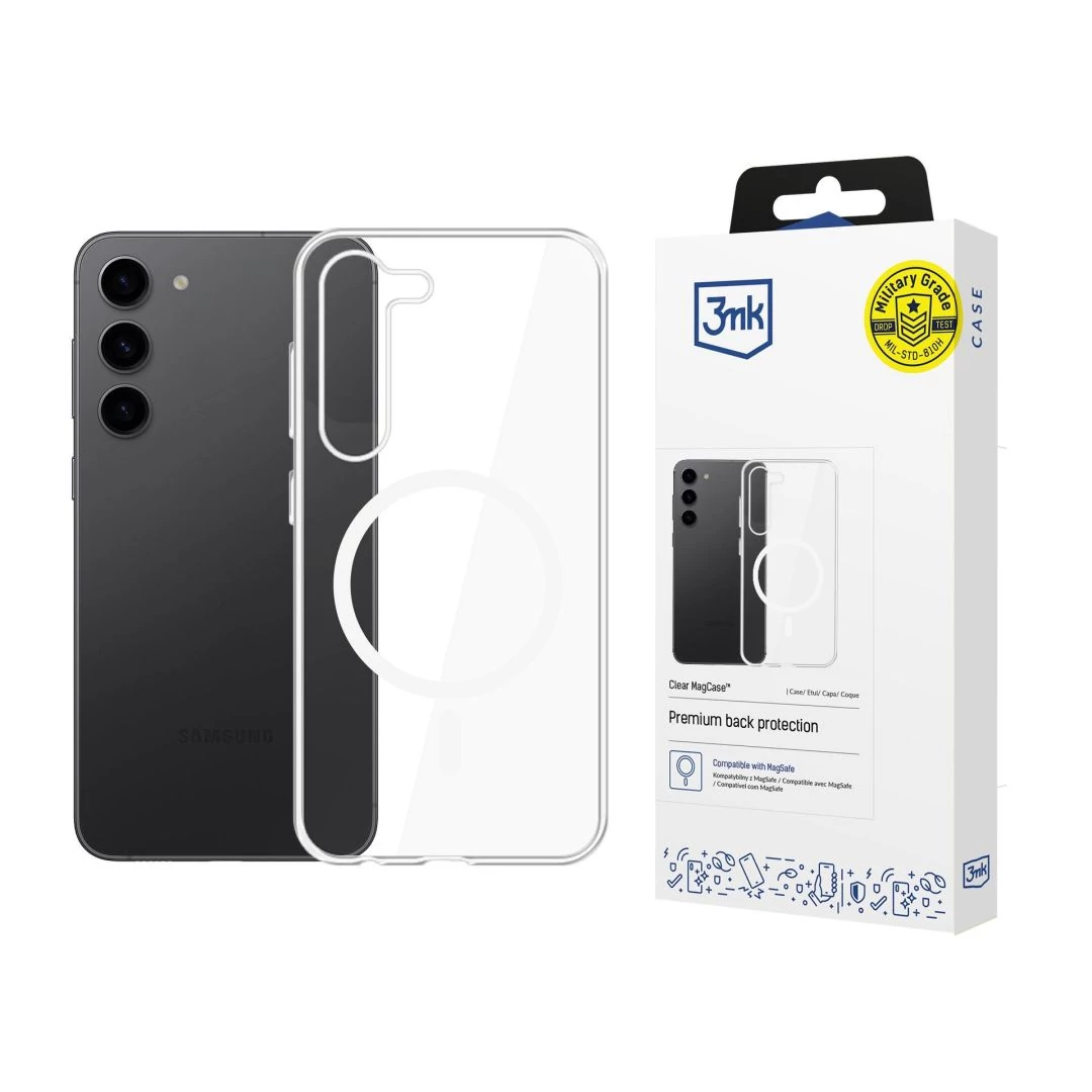 3mk Átlátszó MagCase Samsung Galaxy S23+