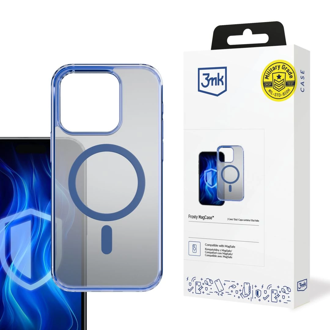 3mk Frosty MagCase Kék Apple iPhone 13 Pro Max
