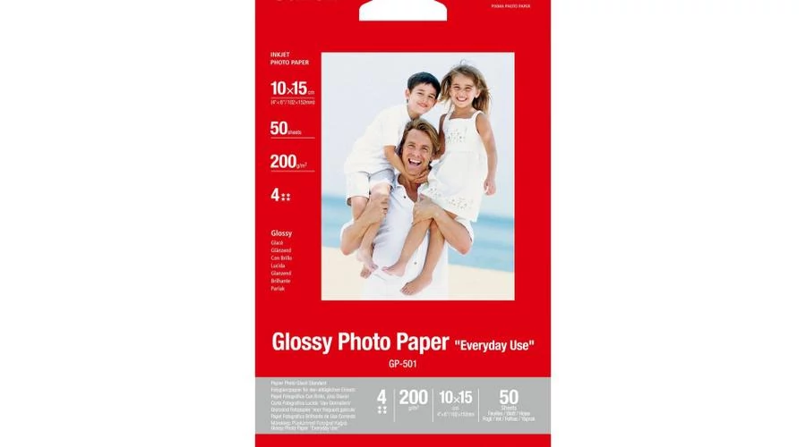 Canon GP-501 fényes eredeti fotópapír (10x15cm, 50 lap, 200g)