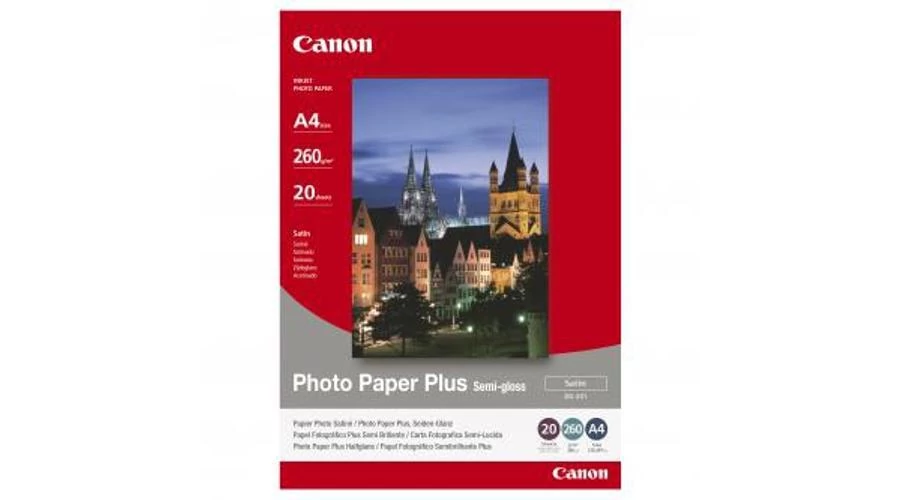 Canon SG-201 félfényes eredeti fotópapír (A/4, 20 lap, 260g)