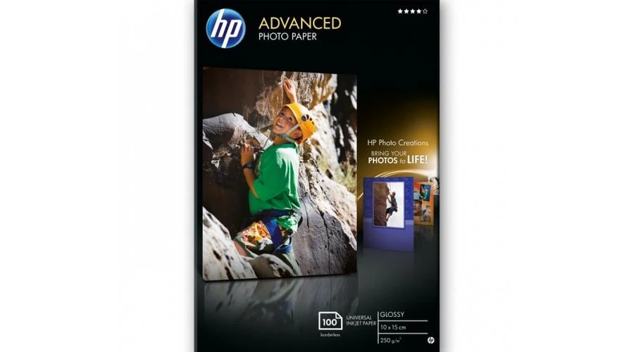 HP Q8692A fényes eredeti fotópapír (10x15cm, 100 lap, 250g)