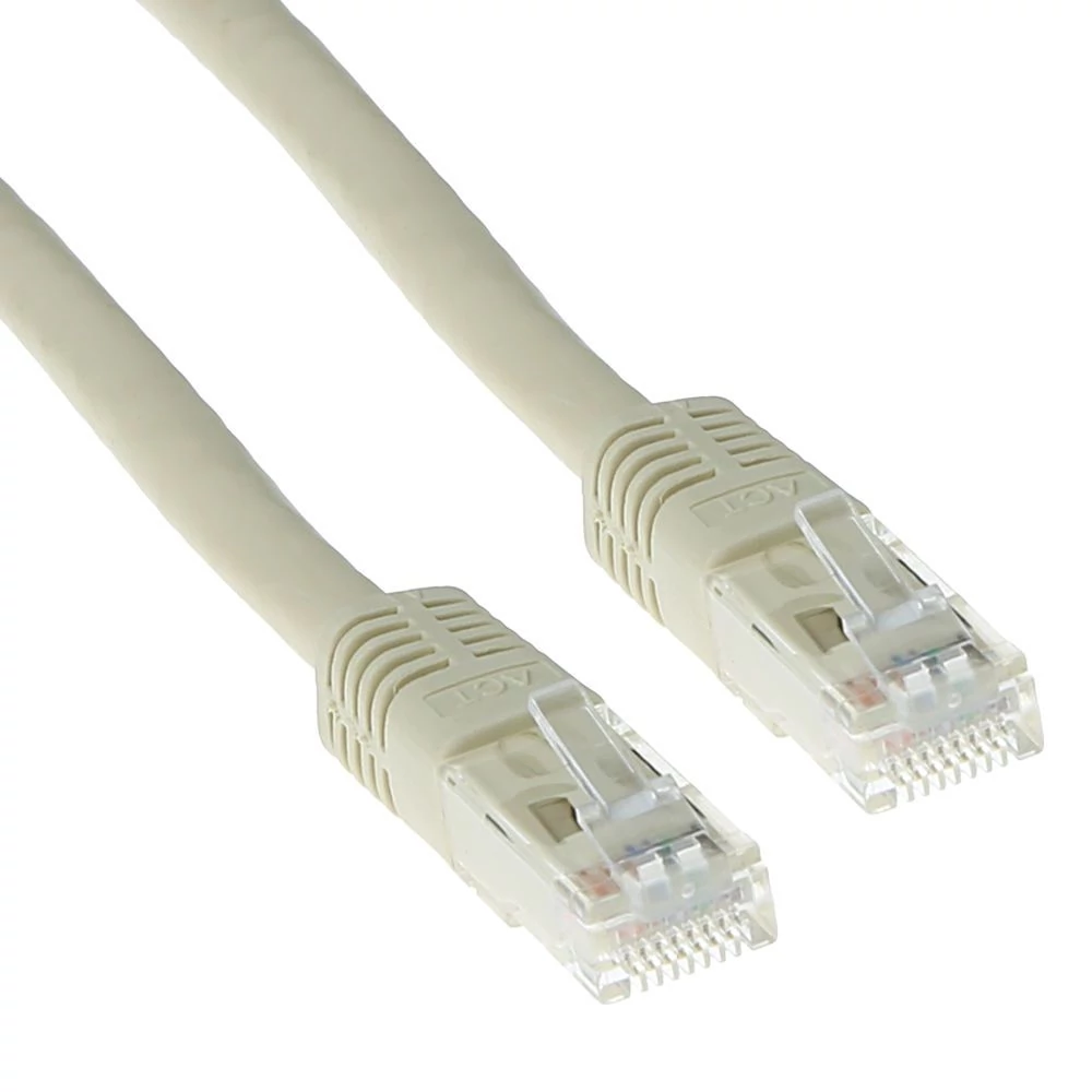 ACT CAT5e U-UTP Patch Cable 3m Ivory