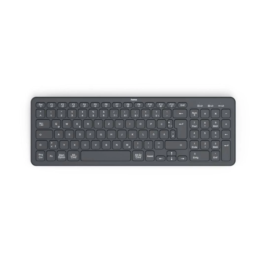 Hama WKM-300 Wireless Bluetooth Keyboard Black HU