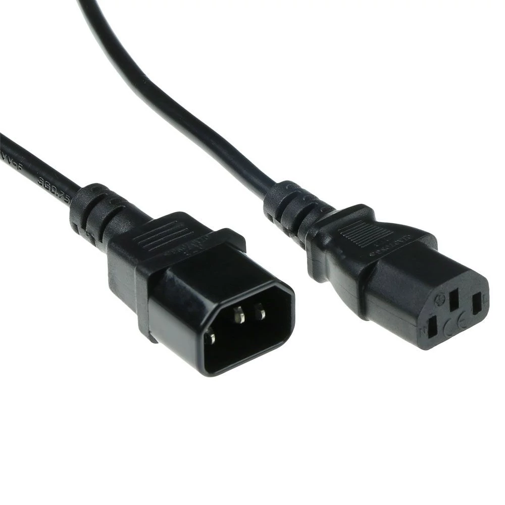 ACT Powercord C13 - C14 5m Black