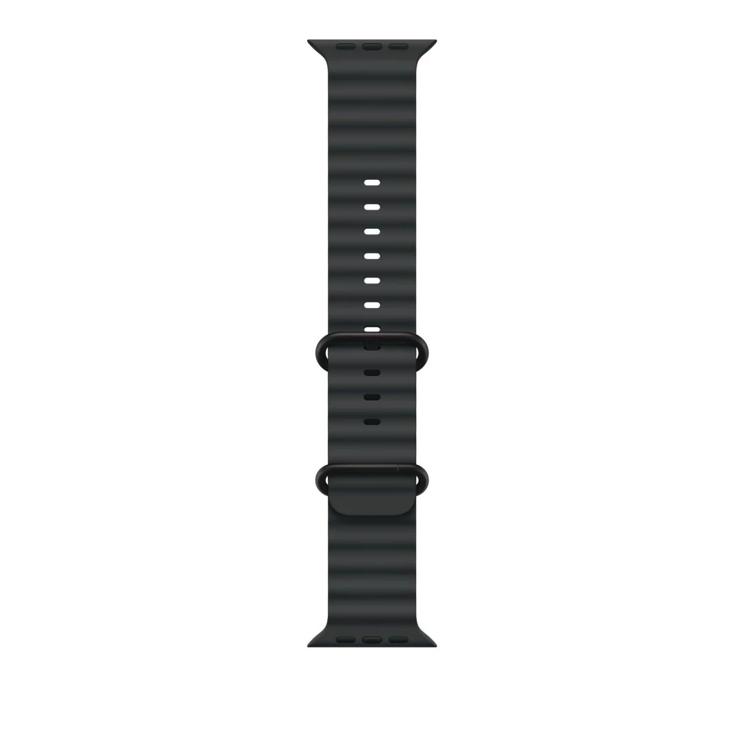 Apple Watch 49mm Ocean Band Black Black Titanium Finish
