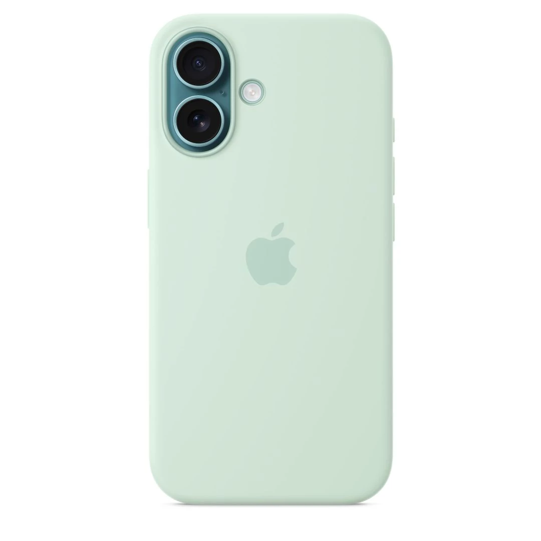 Apple iPhone 16 Silicone Case with MagSafe Aquamarine (Seasonal)