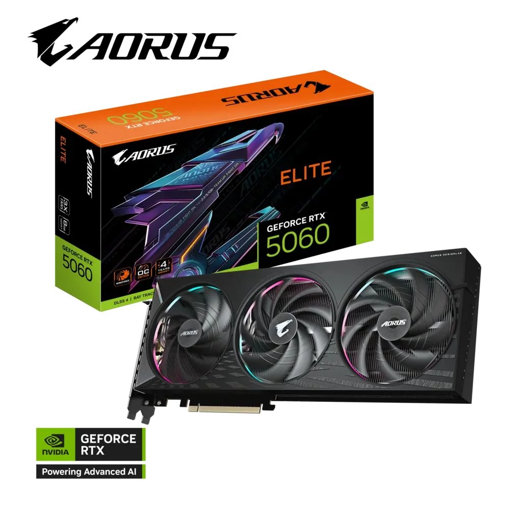 Gigabyte RTX5060 AORUS ELITE 8G