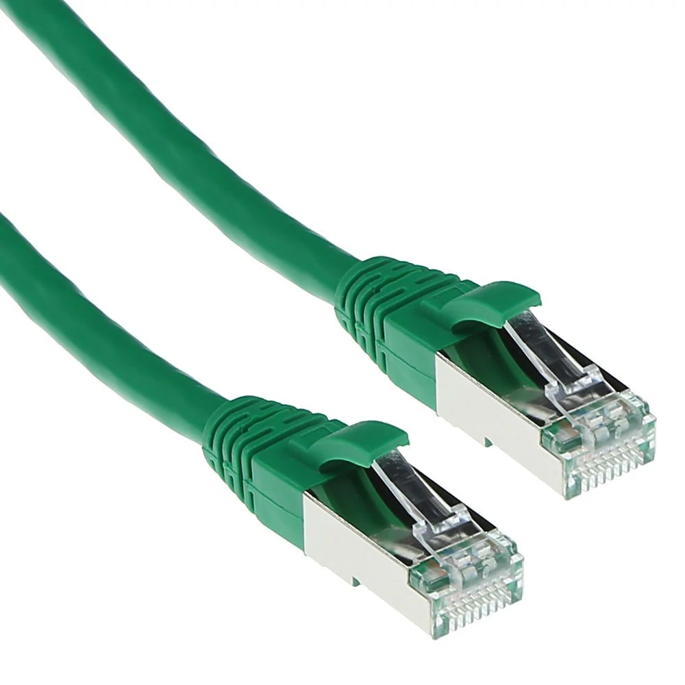 ACT CAT6A S-FTP Patch Cable 1,5m zöld