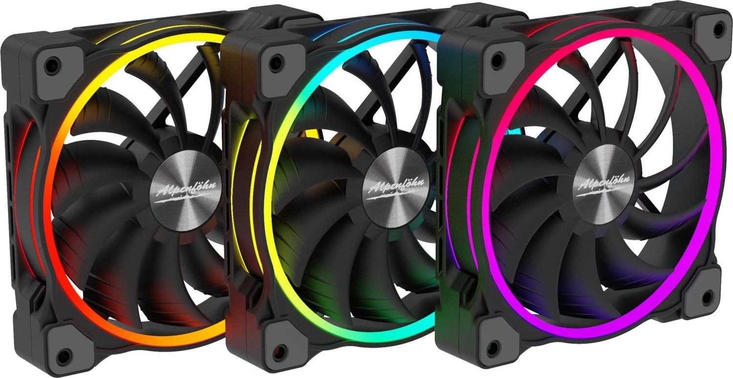 Alpenföhn Wing Boost 3 ARGB Black Triple