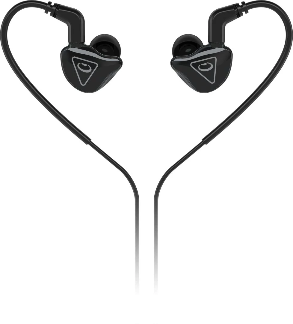 Behringer MO240 Studio Monitoring Earphones with Dual Hybrid Drivers Black