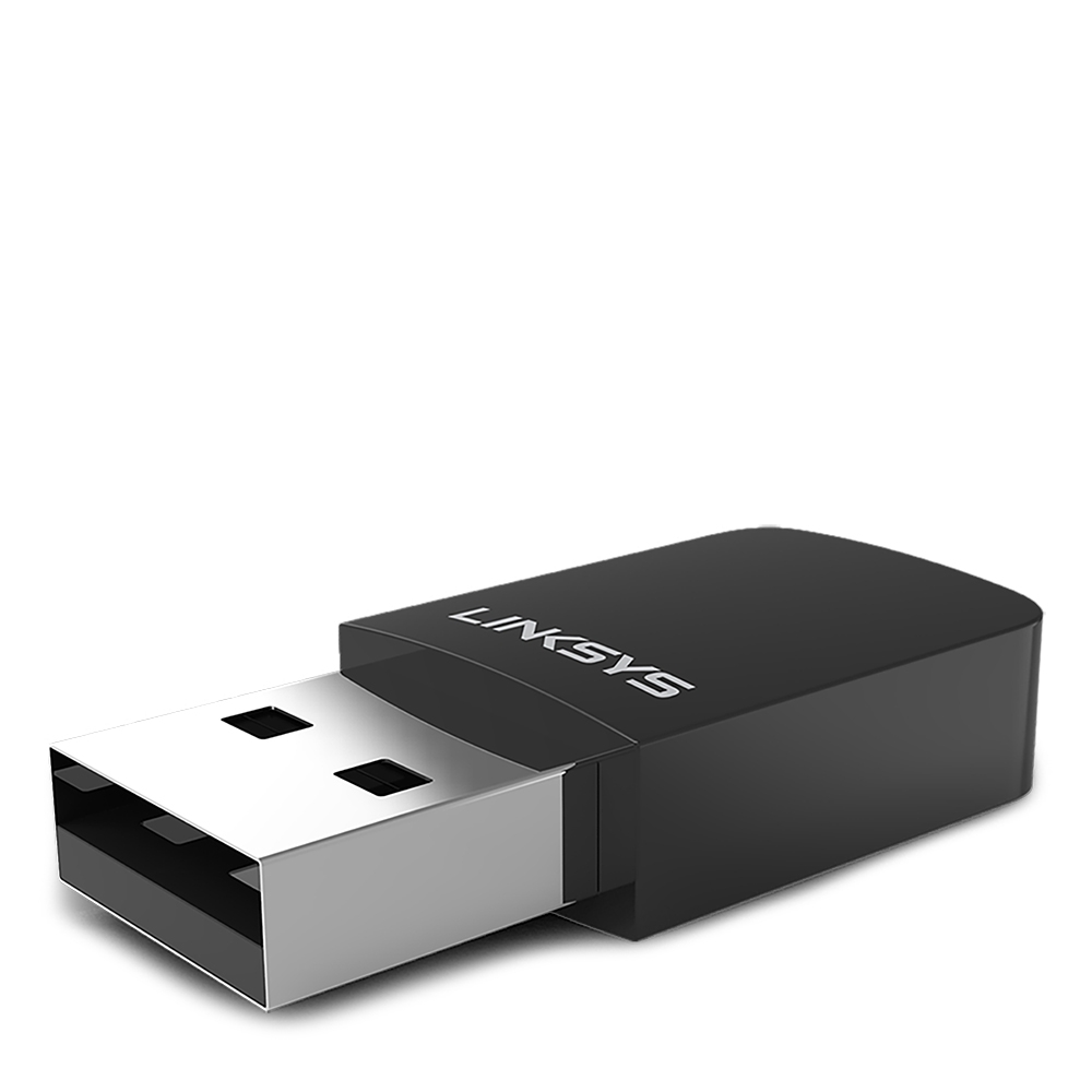 Linksys WUSB6100M Max-Stream AC600 Wi-Fi micro USB adapter