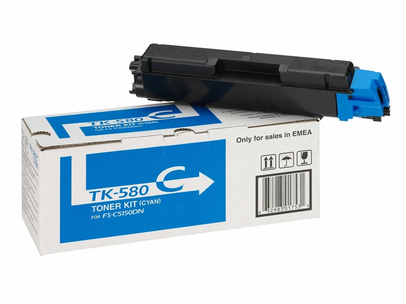 Kyocera TK-580 kék eredeti toner 1T02KTCNL0