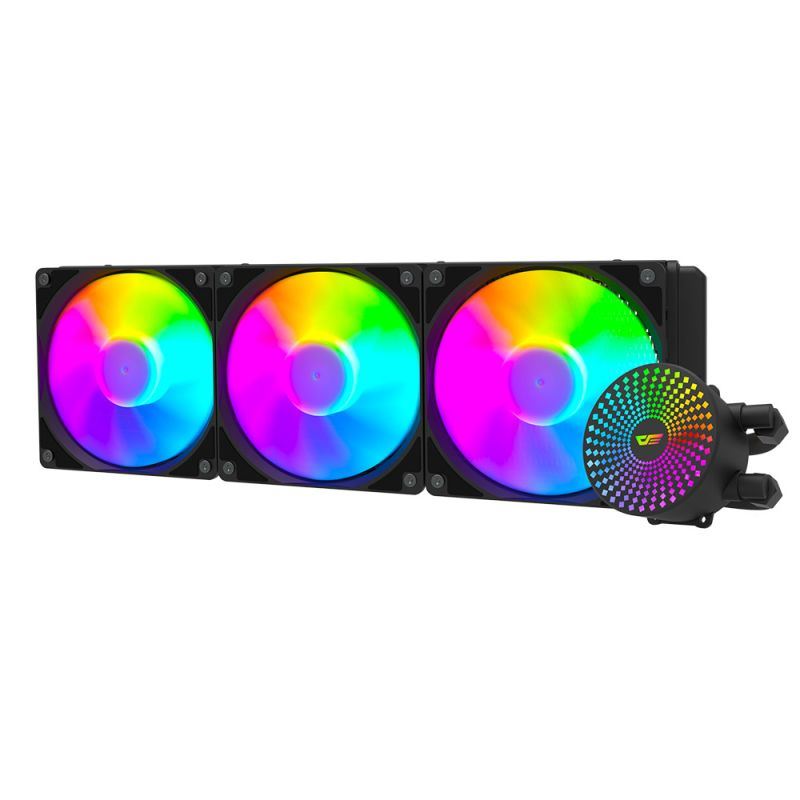 darkFlash Radiant DC 360 univerzális CPU vízhűtés fekete